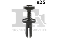 Clip, decorative/protective strip