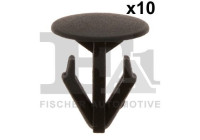 Clip, decorative/protective strip