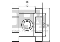 Clip, decorative/protective strip