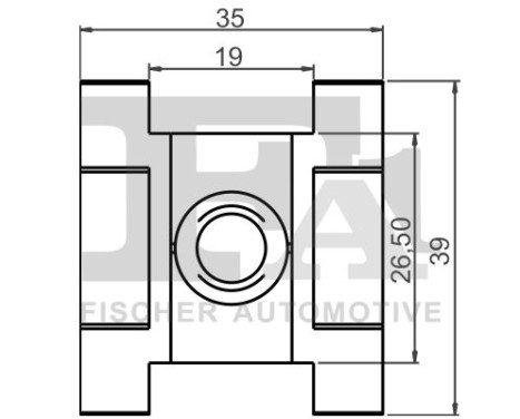 Clip, decorative/protective strip