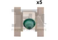 Clip, decorative/protective strip