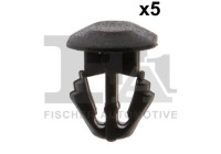 Clip, decorative/protective strip