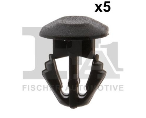 Clip, decorative/protective strip