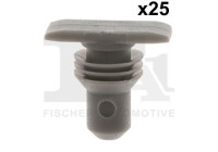 Clip, decorative/protective strip