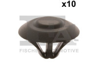 Clip, decorative/protective strip