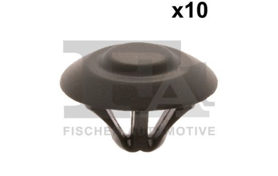 Clip, decorative/protective strip