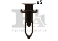 Clip, decorative/protective strip