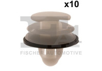 Clip, decorative/protective strip