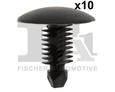 Clip, decorative/protective strip