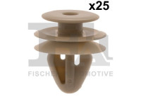 Clip, decorative/protective strip