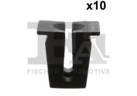 Clip, decorative/protective strip