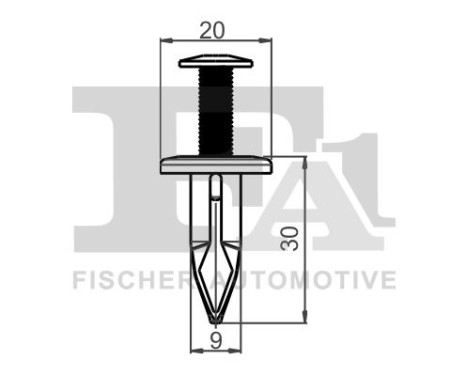 Clip, decorative/protective strip, Image 2
