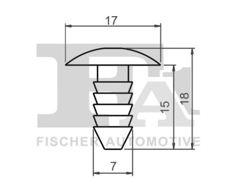 Clip, decorative/protective strip