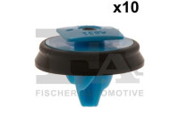 Clip, decorative/protective strip