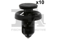 Clip, decorative/protective strip