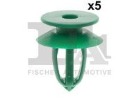 Clip, decorative/protective strip