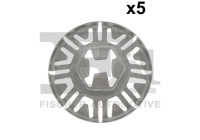 Clip, decorative/protective strip