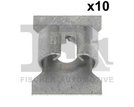 Clip, decorative/protective strip