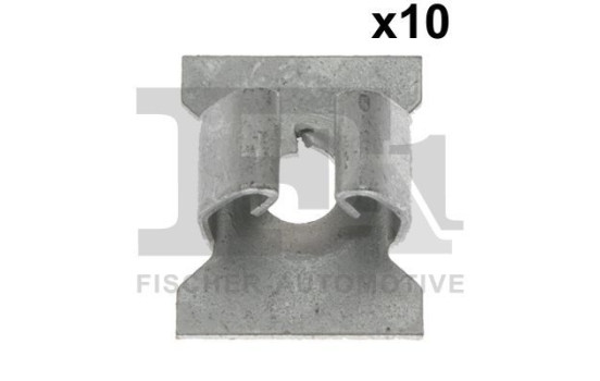 Clip, decorative/protective strip