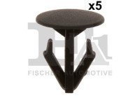 Clip, decorative/protective strip