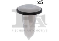 Clip, decorative/protective strip