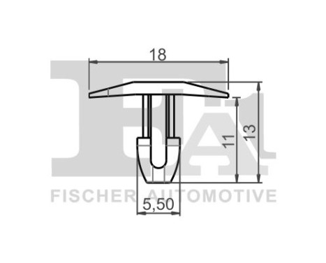 Clip, decorative/protective strip