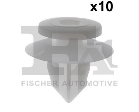 Clip, decorative/protective strip