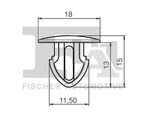 Clip, decorative/protective strip