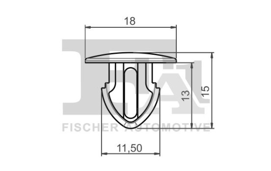 Clip, decorative/protective strip, Image 2
