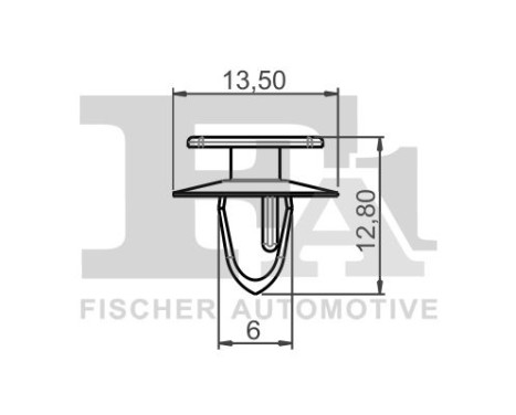 Clip, decorative/protective strip