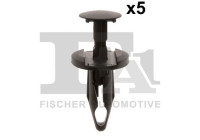 Clip, decorative/protective strip