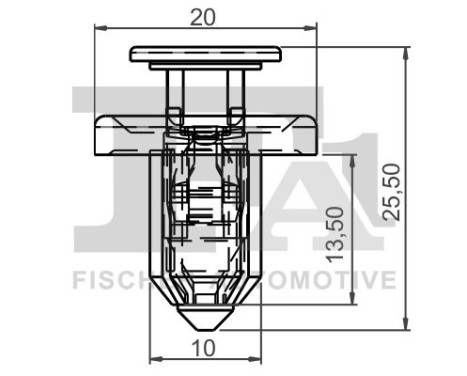 Clip, decorative/protective strip
