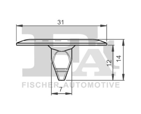 Clip, decorative/protective strip