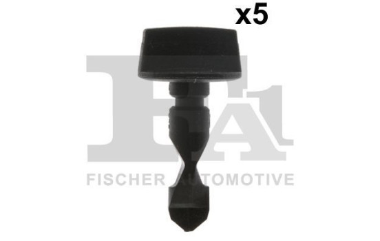 Clip, decorative/protective strip