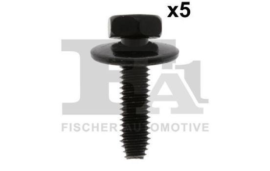 Clip, decorative/protective strip