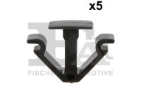 Clip, decorative/protective strip