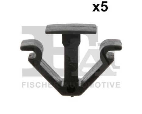 Clip, decorative/protective strip