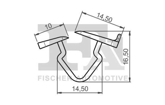 Clip, decorative/protective strip, Image 2