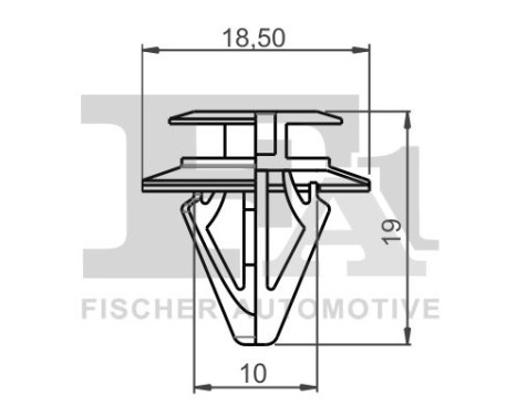 Clip, decorative/protective strip