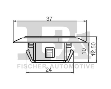 Clip, decorative/protective strip, Image 2