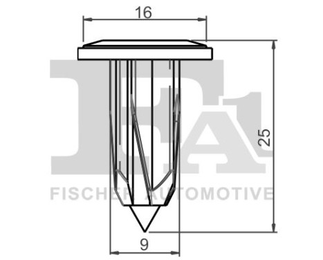 Clip, decorative/protective strip