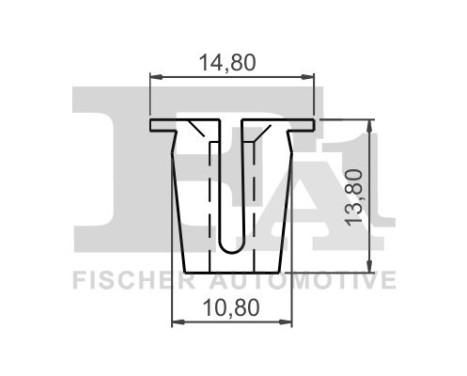 Clip, decorative/protective strip