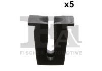 Clip, decorative/protective strip