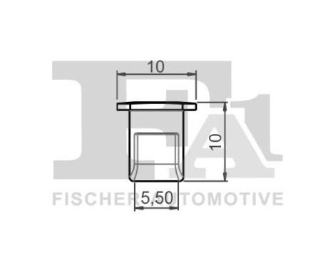 Clip, decorative/protective strip