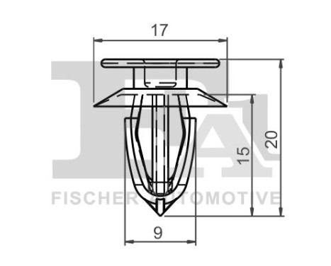 Clip, decorative/protective strip