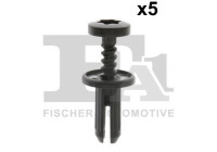 Clip, decorative/protective strip