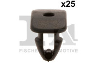 Clip, decorative/protective strip