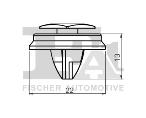 Clip, decorative/protective strip