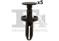 Clip, decorative/protective strip