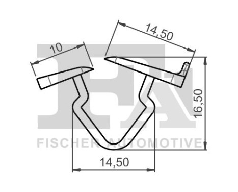 Clip, decorative/protective strip, Image 2